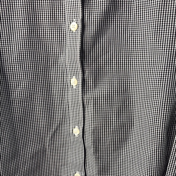 Van Heusen Black and White Striped Button Down Shirt - Picture 5 of 5